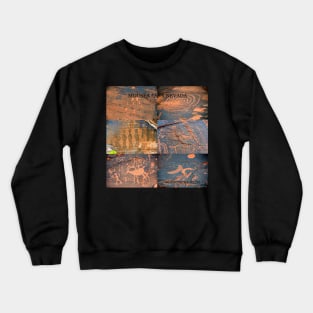 Mouses Tank Rock Art site and location Crewneck Sweatshirt